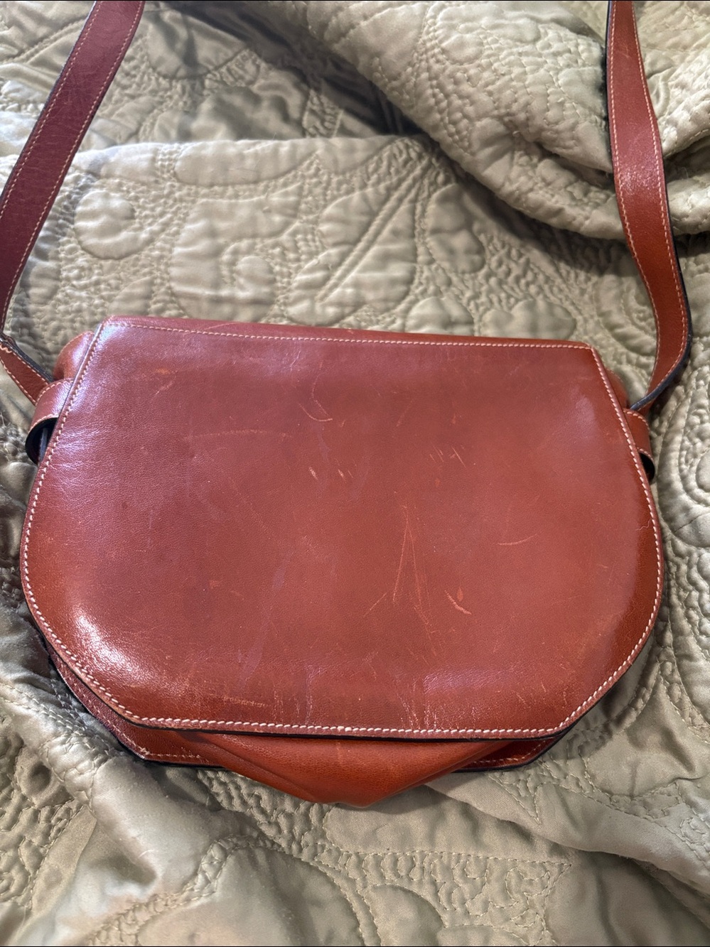 Vintage Bally Leather Handbag - Picture 6 of 8